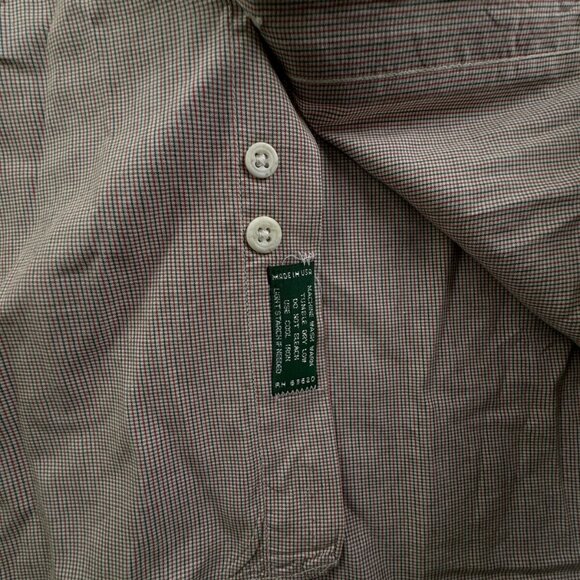 Gitman Bros Stanley Welch Clothiers Button Up Long Sleeve Cotton 15.5 32 USA - Picture 11 of 13